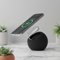 Magnetic Silicone Desktop Stand – MagSafe Wireless Charging Station for iPhone 12 / 13 / 14 / 15 / 16 Pro